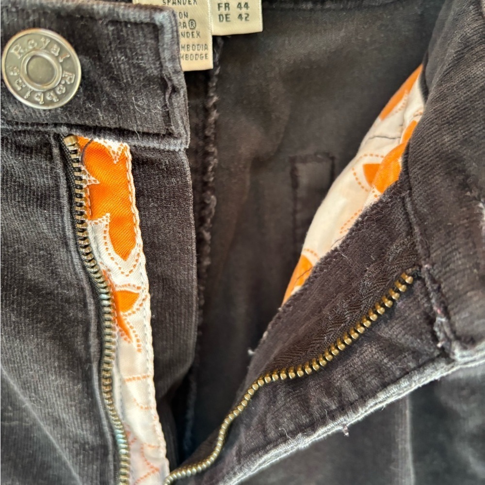 Royal Robbins Boot Leg Black Corduroy Pants Woman’s size 12 - Picture 5 of 5
